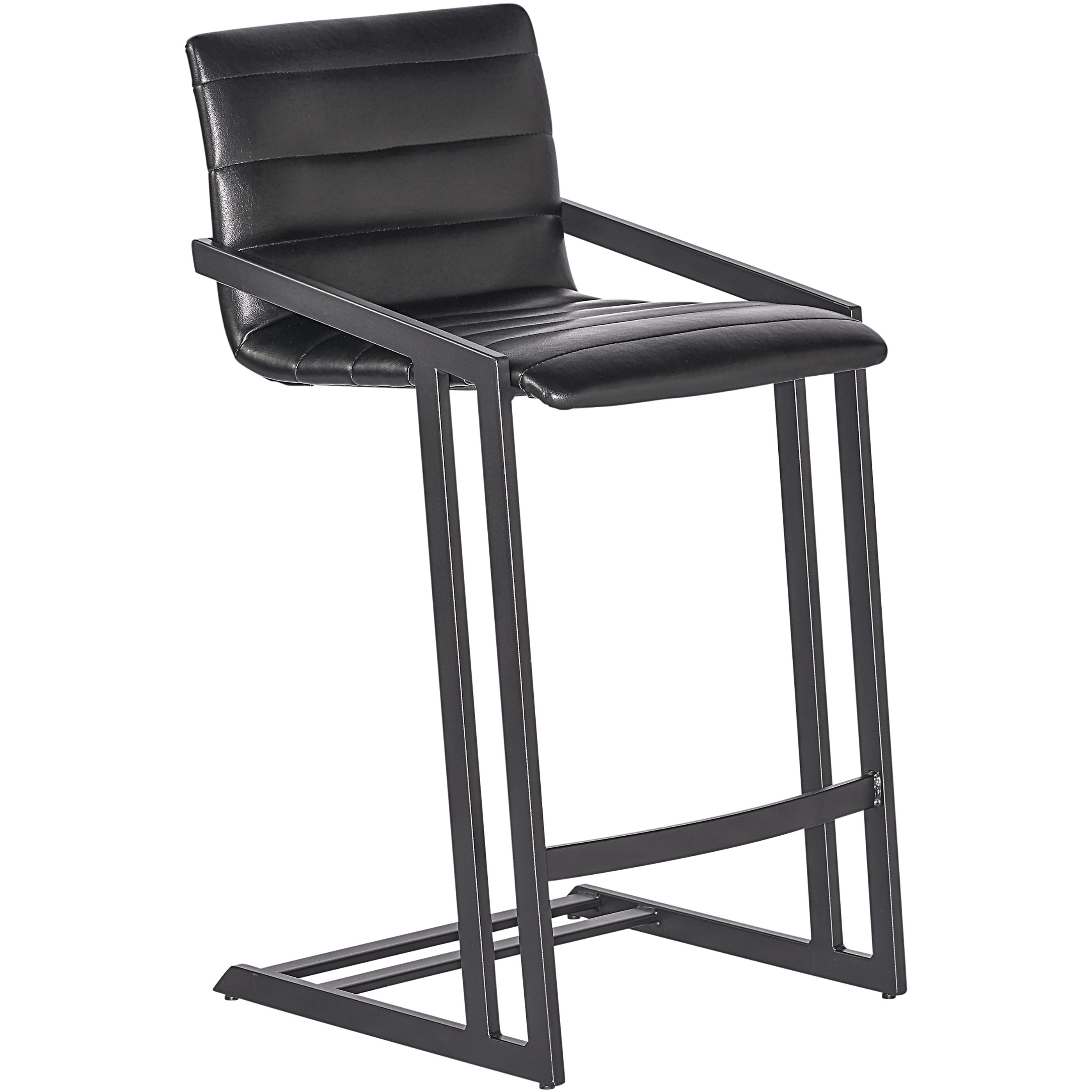 Webber 34.25 inch Cantina Black Counter Stool, Set Of 2